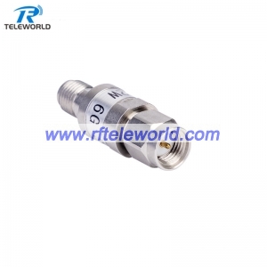 2W SMA Fixed Attenuator 1db,3db.6db.10db.15db.20db.30db 40dB 50dB 60dB 6GHz 8GHz 18GHz 50ohm